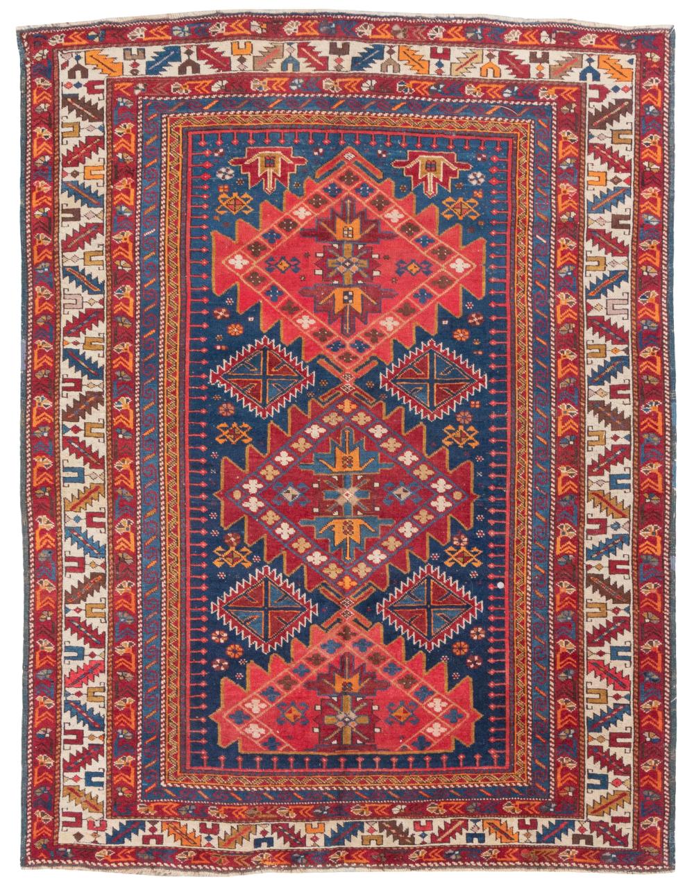 ORIENTAL RUG: CAUCASIAN 4'5" X