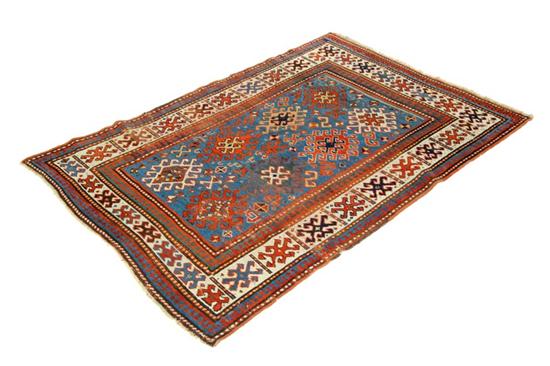 ORIENTAL RUG.  Caucasian. Ivory
