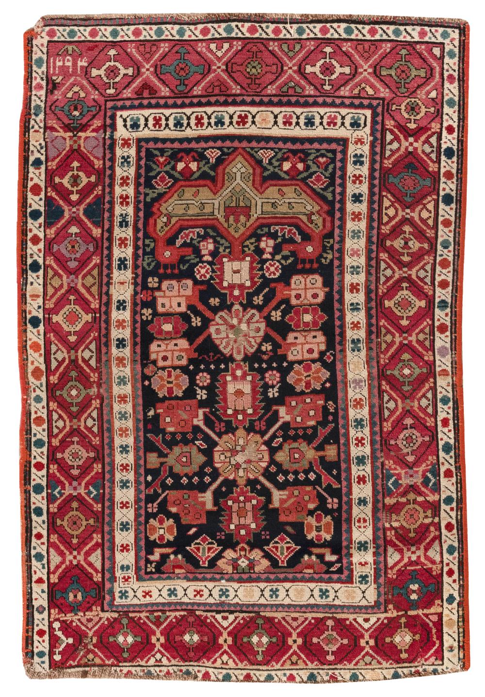ORIENTAL RUG: CAUCASIAN PRAYER 3’0"