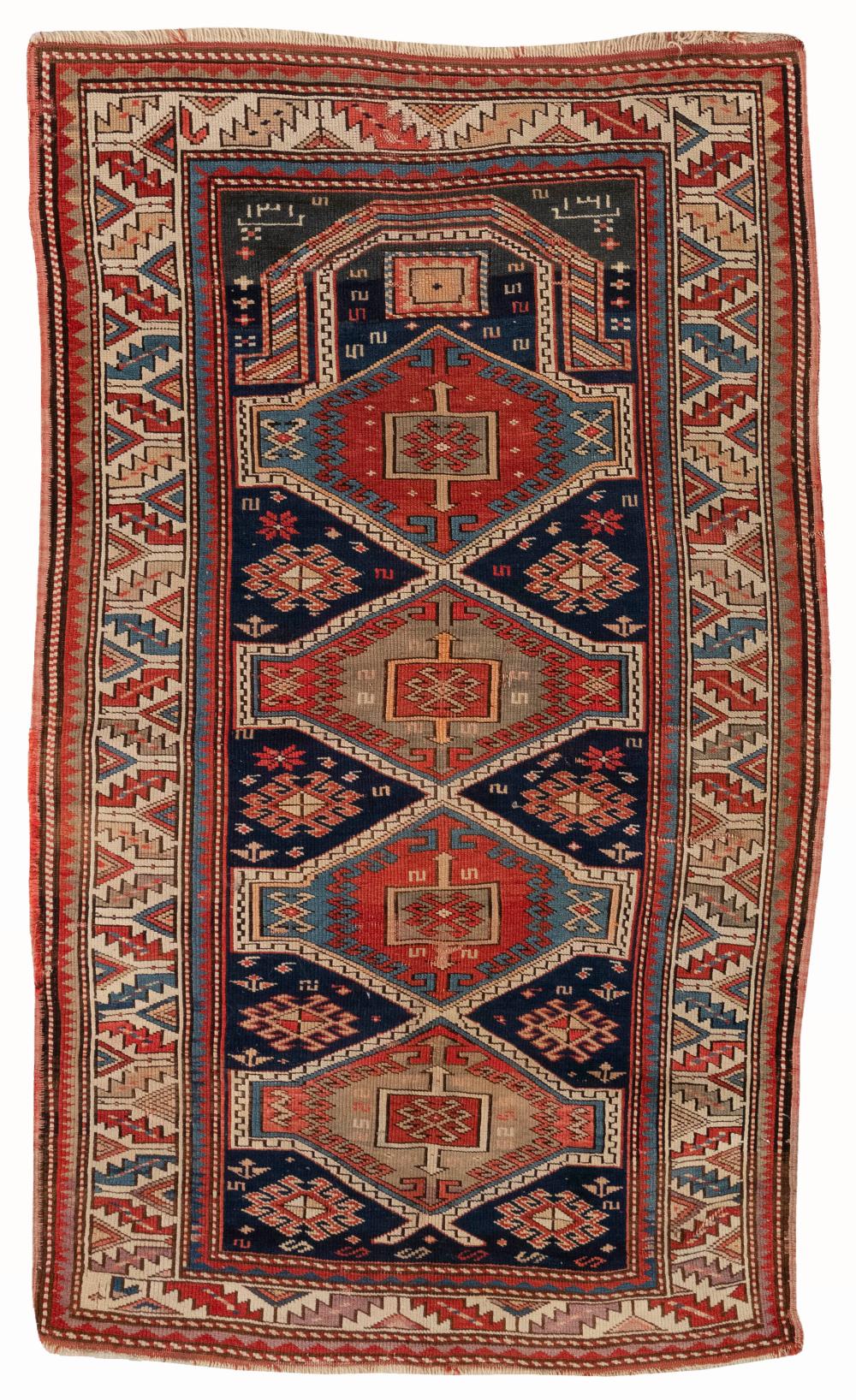ORIENTAL RUG: CAUCASIAN PRAYER 3’3”
