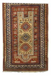 ORIENTAL RUG: CAUCASIAN PRAYER