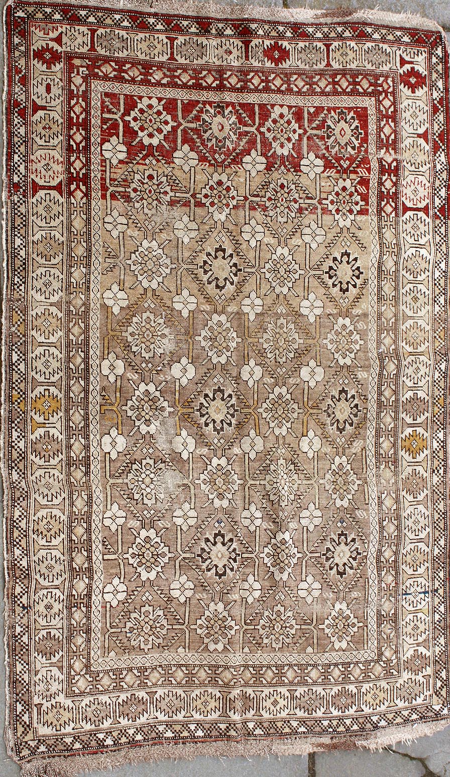 ORIENTAL RUG: CAUCASIAN3'3 x