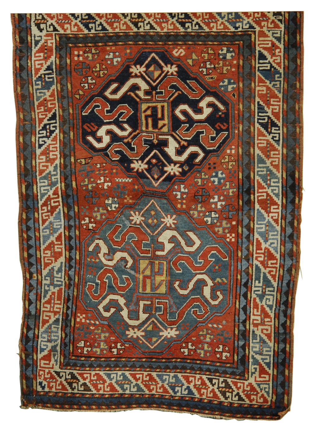 ORIENTAL RUG: CLOUD BAND KAZAK4'5 x