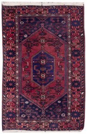 ORIENTAL RUG: HAMADAN 4'1" X 6