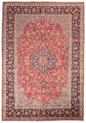 ORIENTAL RUG: ISPHAHAN 9'5" X