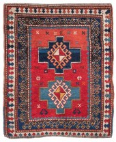 ORIENTAL RUG: KAZAK 3’0" X 3’8