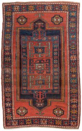 ORIENTAL RUG: KAZAK 4'4" X 7'2