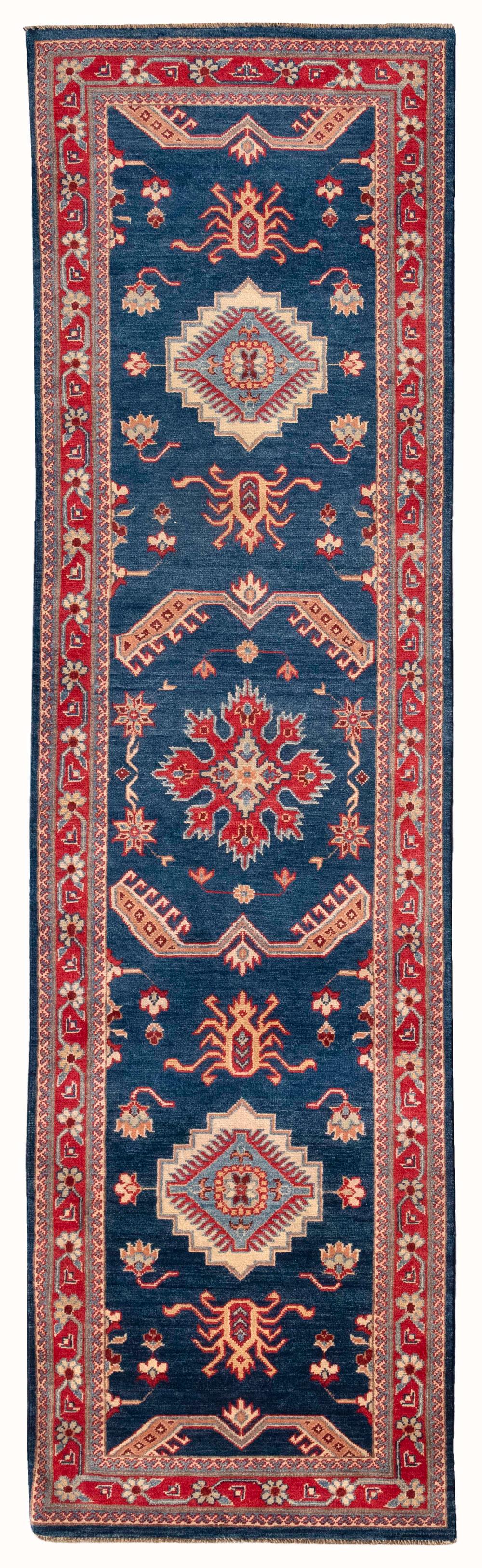ORIENTAL RUG: KAZAK DESIGN RUNNER