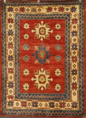 ORIENTAL RUG: KAZAK DESIGN3'6