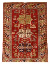 ORIENTAL RUG: KAZAK DESIGN5'0