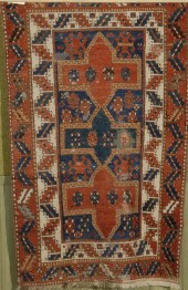 ORIENTAL RUG: KAZAK4'1 x 6'5''