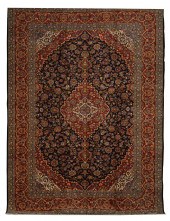 ORIENTAL RUG: KESHAN9'9 x 13'2