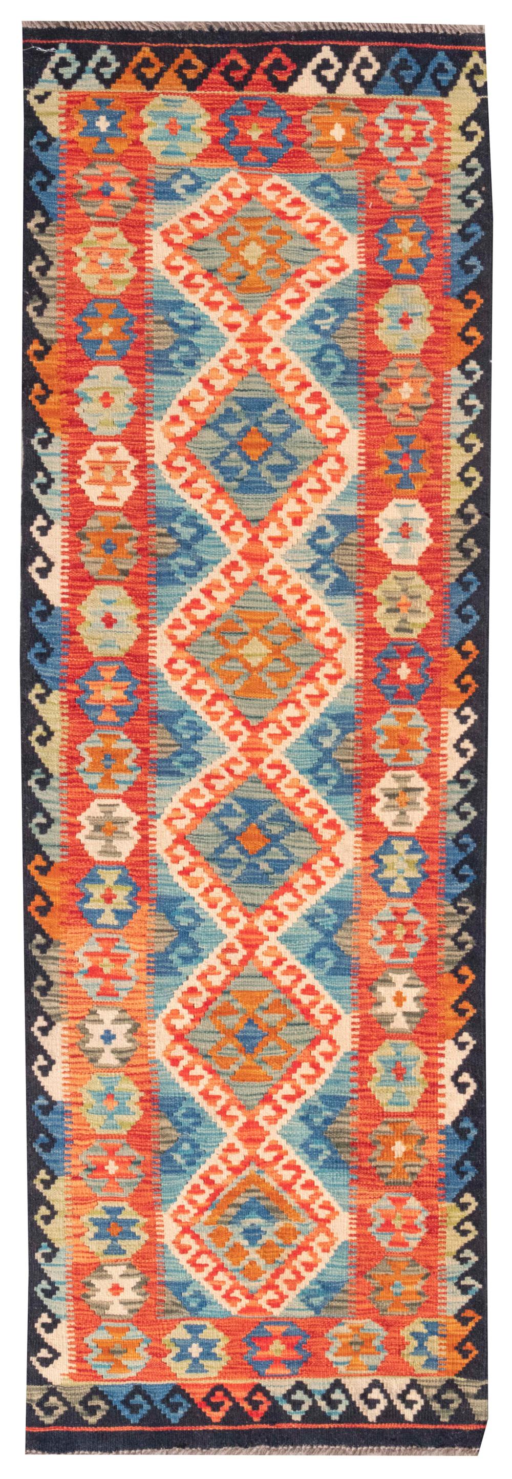 ORIENTAL RUG: KILIM 2'1" X