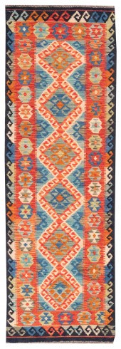 ORIENTAL RUG: KILIM 2'1" X 6'5