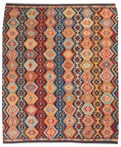 ORIENTAL RUG: KILIM 8'3" X 9'9