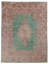 ORIENTAL RUG: KIRMAN 10'3" X 1
