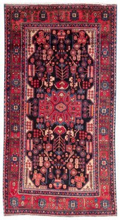 ORIENTAL RUG: NAHAVAND 5'7" X