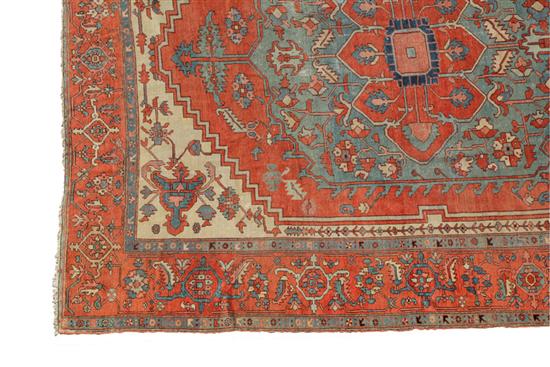 ORIENTAL RUG.  Persian Heriz  early