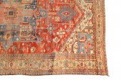 ORIENTAL RUG.  Room size antiq