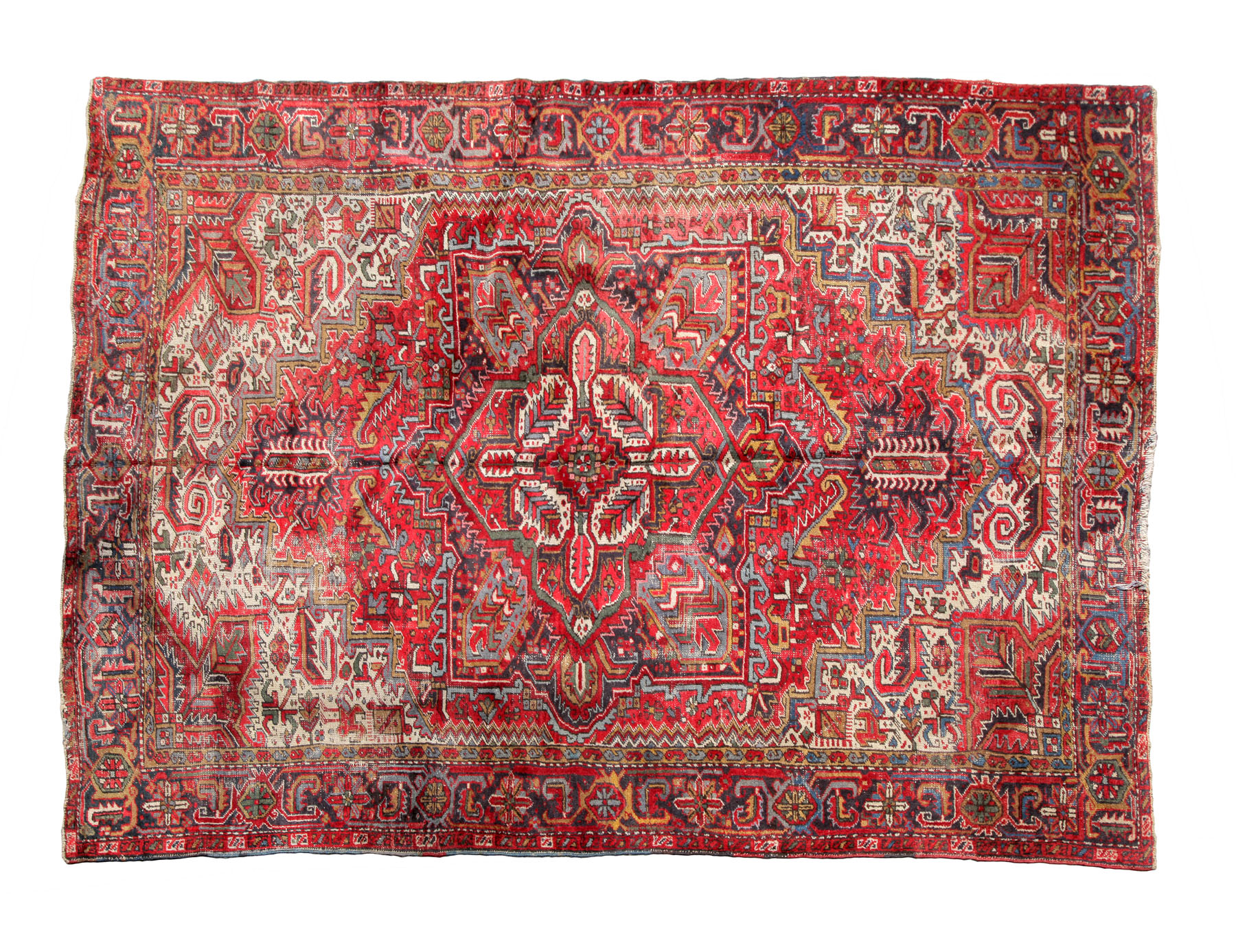 ORIENTAL RUG.  Room size Heriz. Red