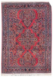 ORIENTAL RUG: SAROUK 3'3" X 4'