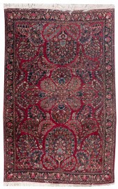 ORIENTAL RUG: SAROUK 3'4" X 4'