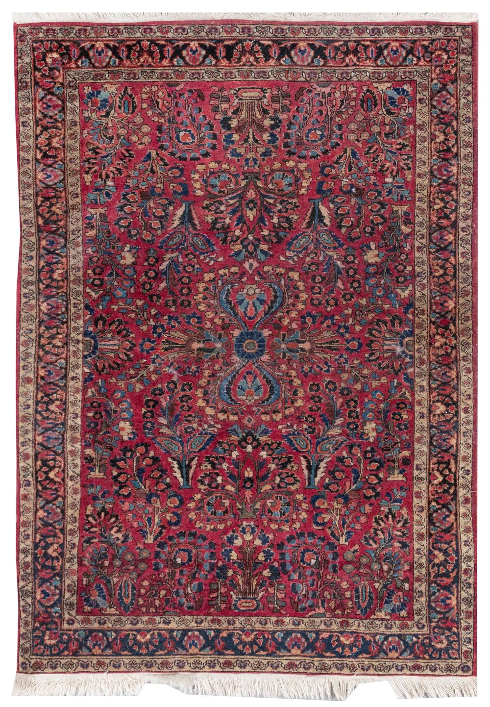 ORIENTAL RUG: SAROUK 3'5" X