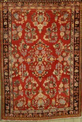 ORIENTAL RUG: SAROUK3'5 x 5'0'