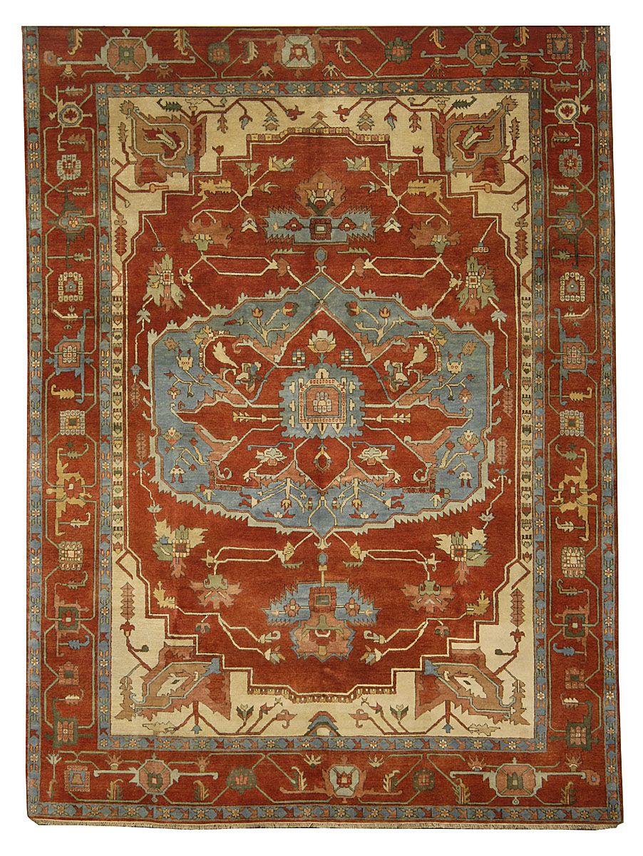 ORIENTAL RUG: SERAPI DESIGN9'0 x