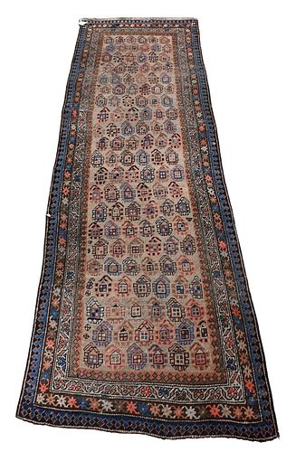 ORIENTAL RUNNER, HOLES AND WORN, 2'