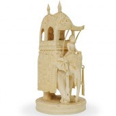 ORIENTAL SIGNED CARVED BONE FI