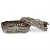 ORIENTAL SILVER TRINKET BOXDES