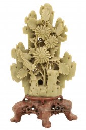 ORIENTAL SOAPSTONE CARVING Ori