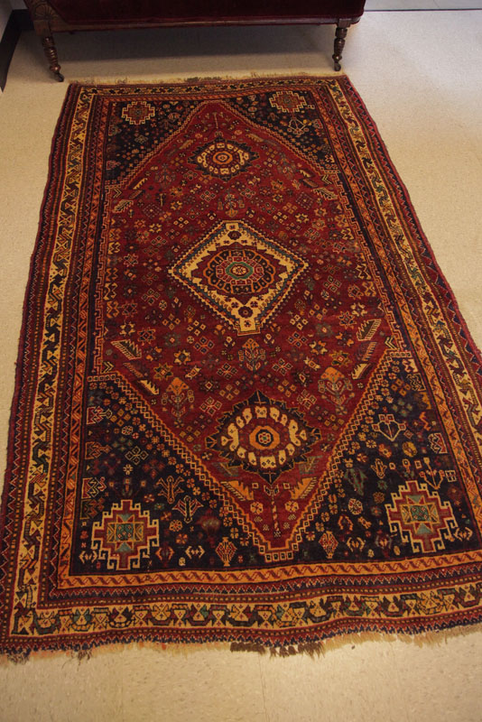 ORIENTAL STYLE RUG. Red ground