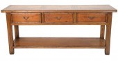 ORIENTAL STYLE THREE DRAWER HA