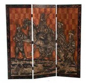 Oriental three-part coromandel