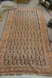 ORIENTAL THROW RUG, 4' 6" X 8'