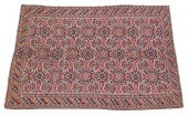 ORIENTAL THROW RUG, FLAT WEAVE