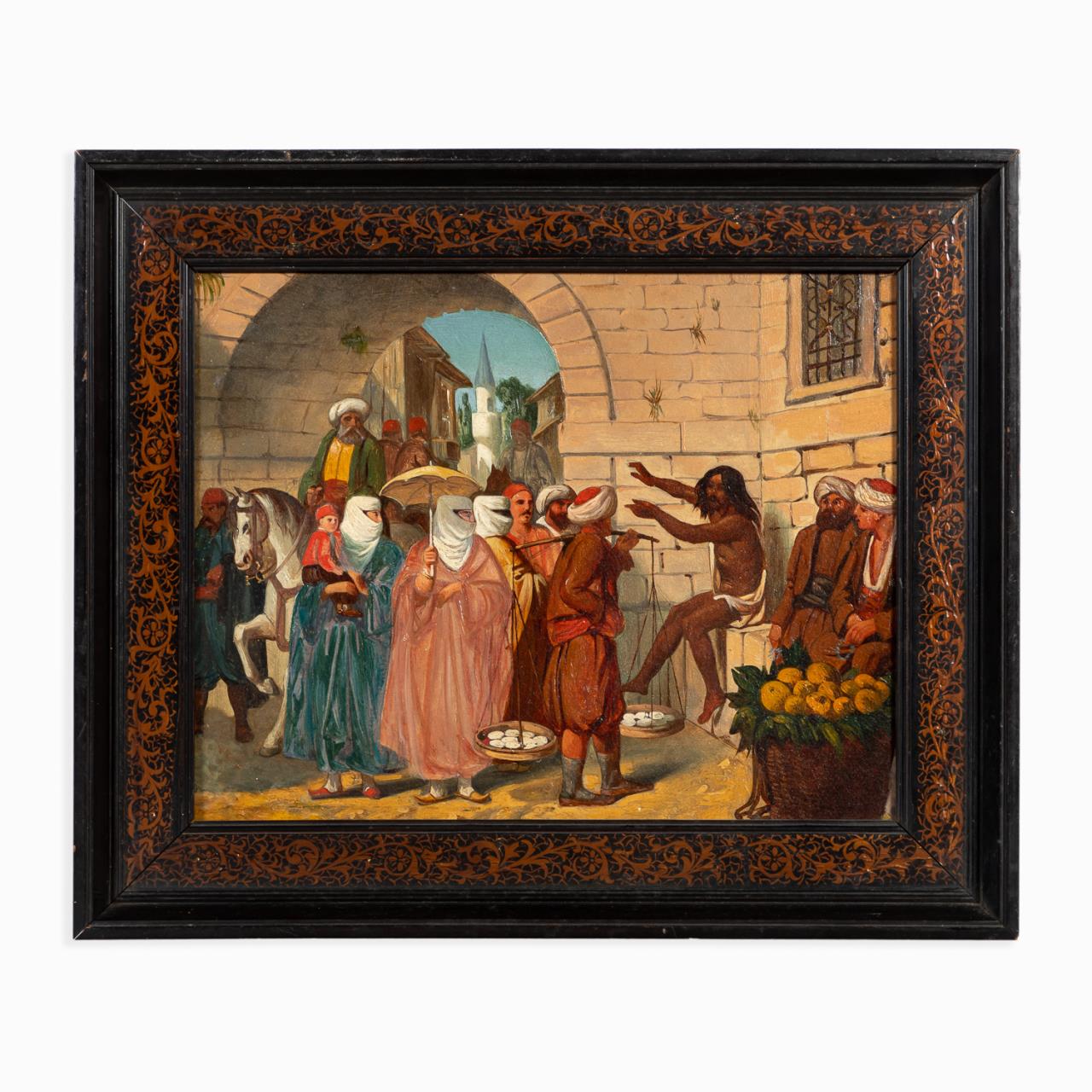 ORIENTALIST CITYSCENE OIL ON