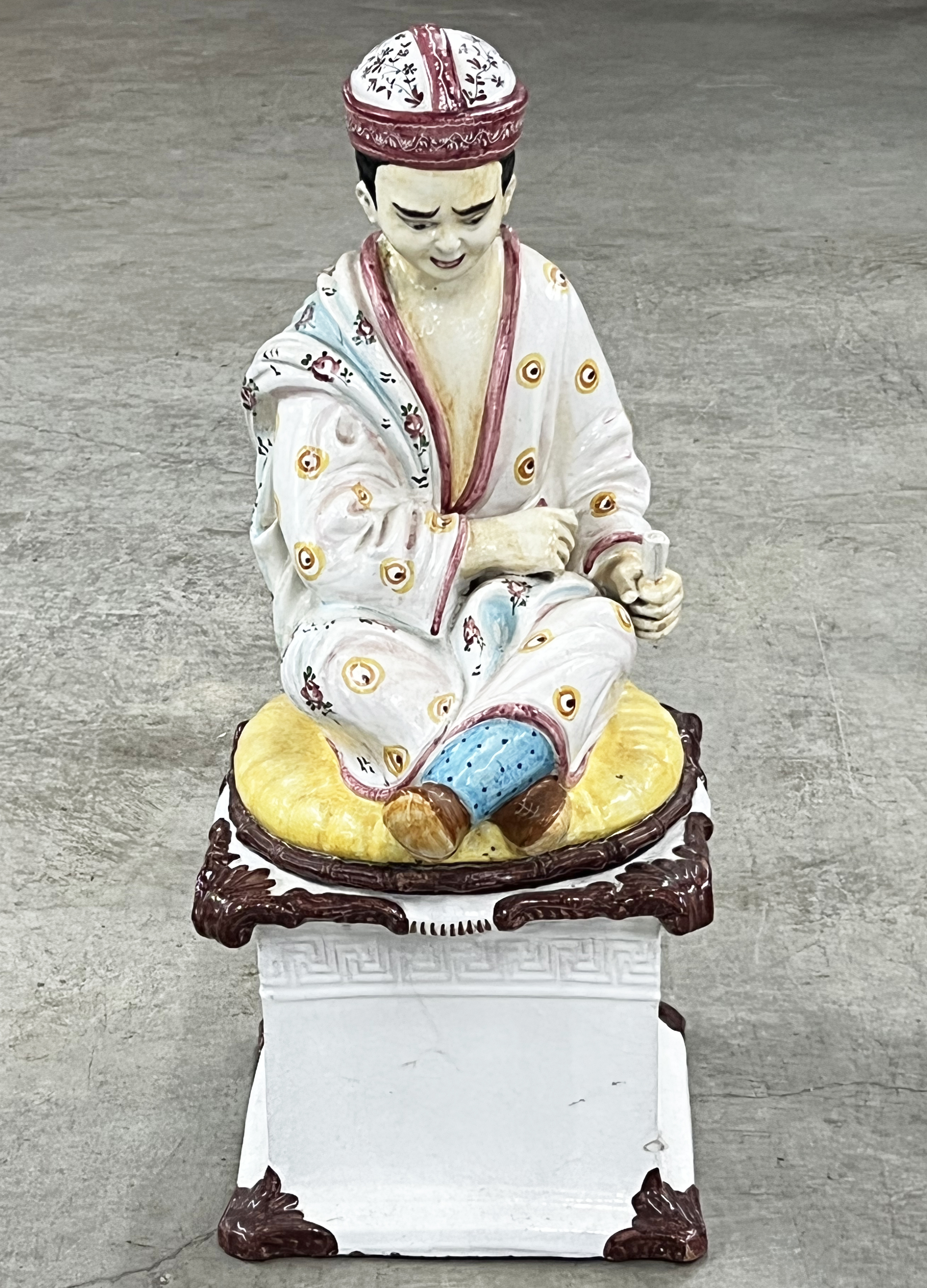 ORIENTALIST FAIENCE FIGURE