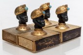 ORIENTALIST FIGURAL MATCH BOX