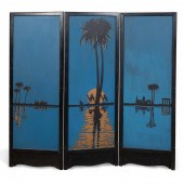 ORIENTALIST FLOOR SCREEN BY CR