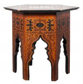 ORIENTALIST PYROGRAPHIC SIDE T