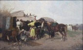 ORIENTALIST TRADE SCENE (19TH
