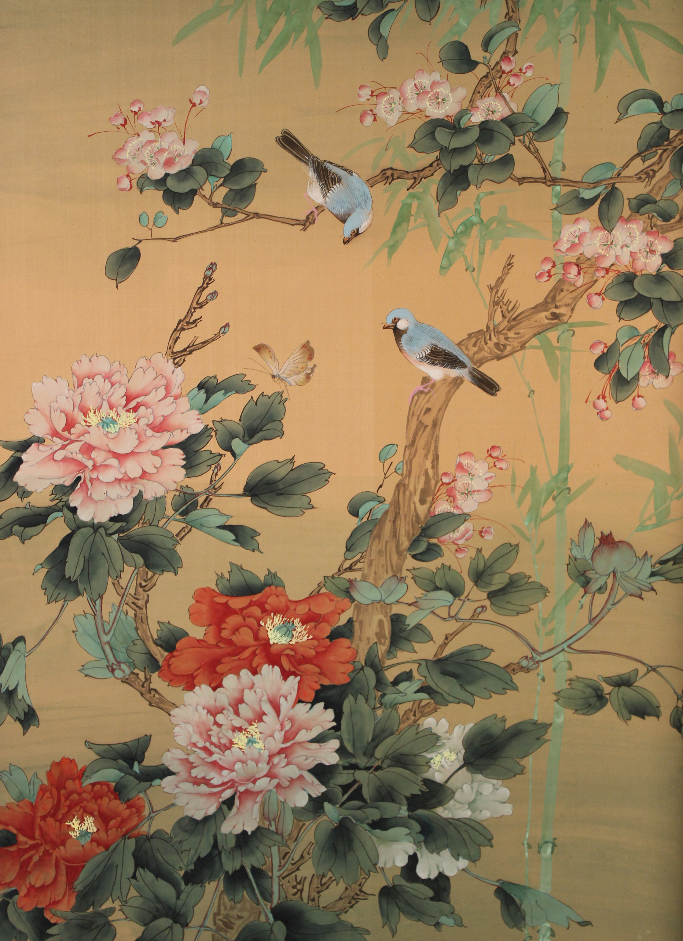 ORIENTALIST WATERCOLOR ON SILK