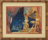ORIENTALIST WATERCOLOR PAINTIN