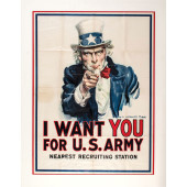 ORIGINAL 1917 UNCLE SAM RECRUI