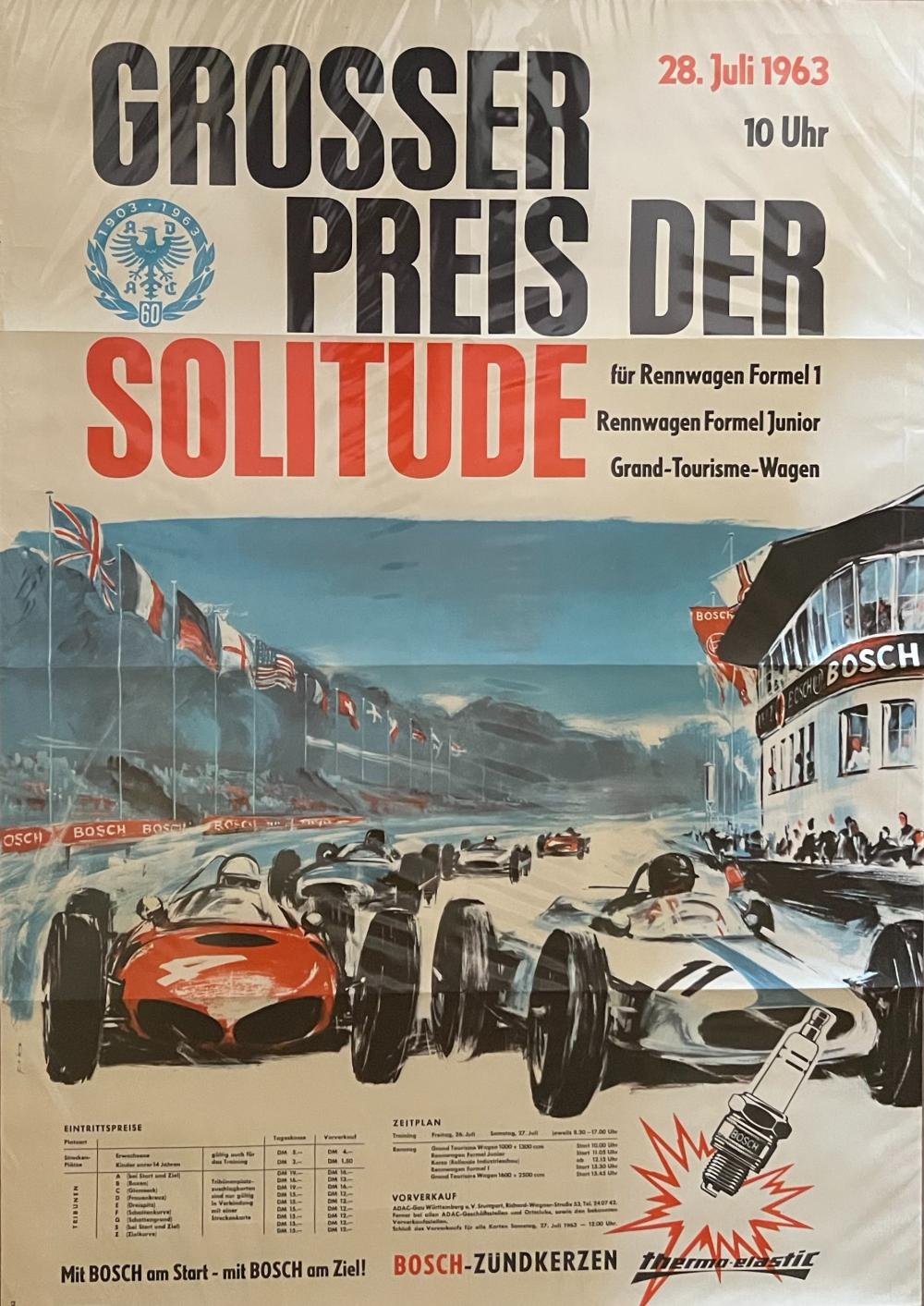 ORIGINAL 1963 GERMAN GRAND PRIX