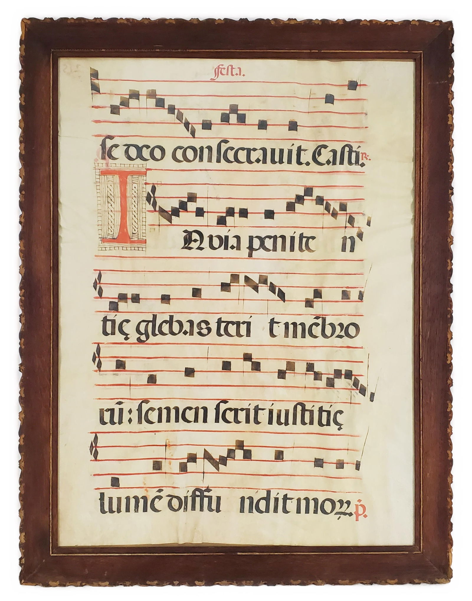 ORIGINAL ANTIQUE ANTIPHONARY