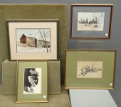 Original artwork lot including